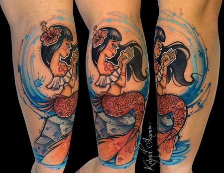 Tattoos - Sirena Boricua (Boricua mermaid) - 145308